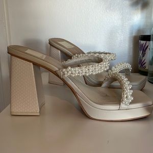 Dolce bits Pearl heels. Worn once